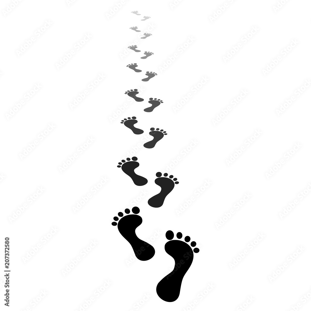 walking footprintss