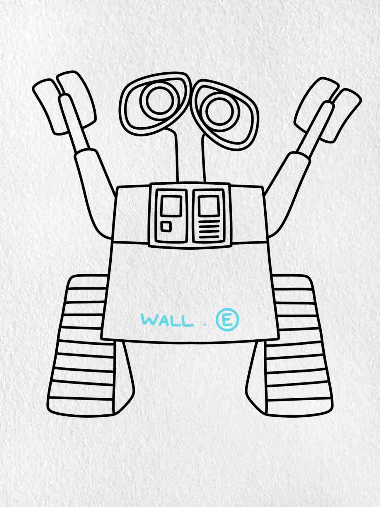 Draw Wall-E - HelloArtsy