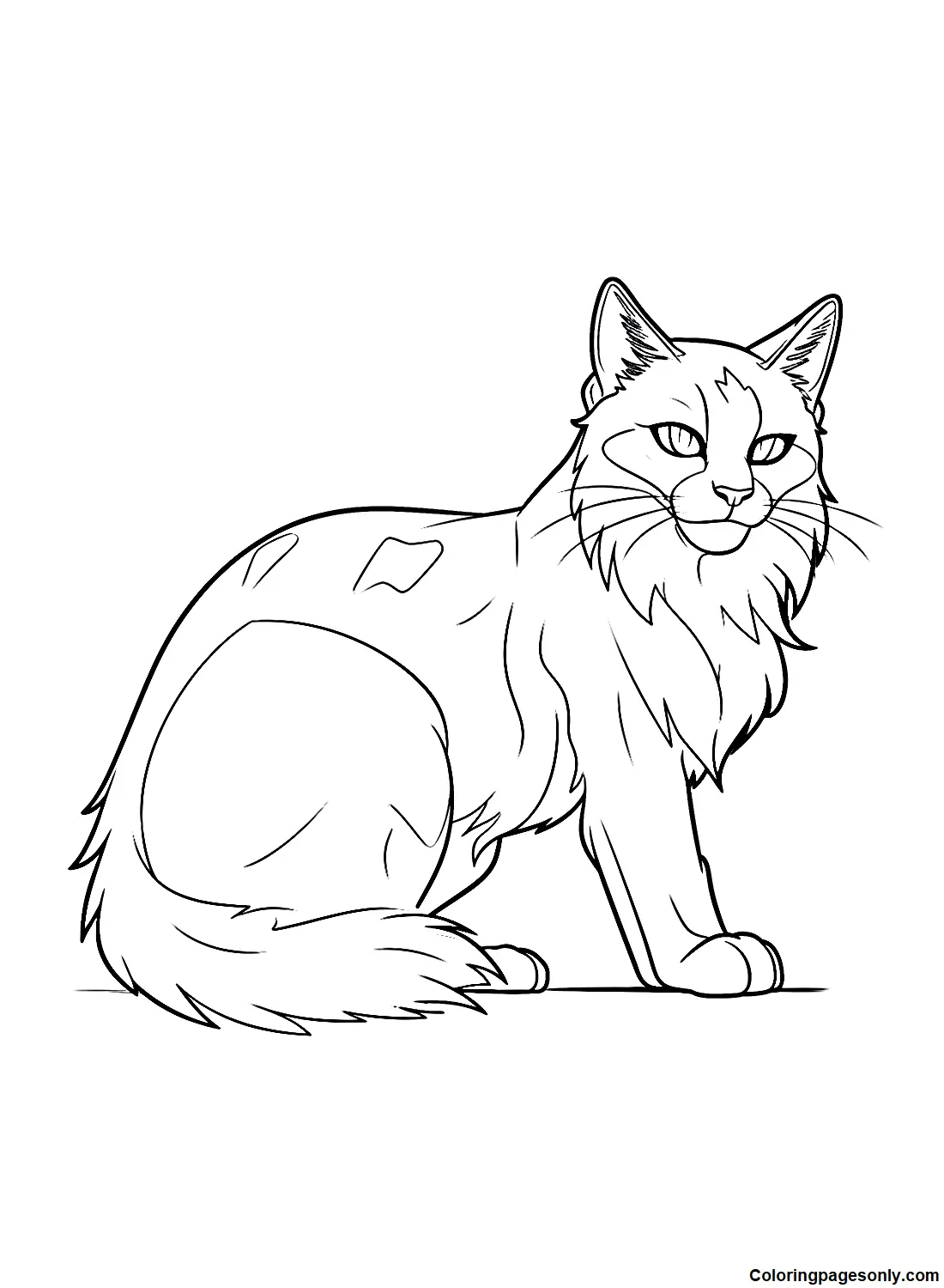 warrior cat coloring pages to print