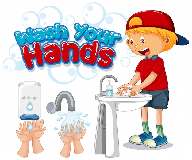 Wash Your Hand Vectors &amp; Illustrations for Free Download | clipart library
