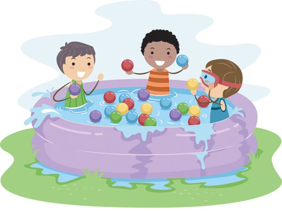 water play cliparts