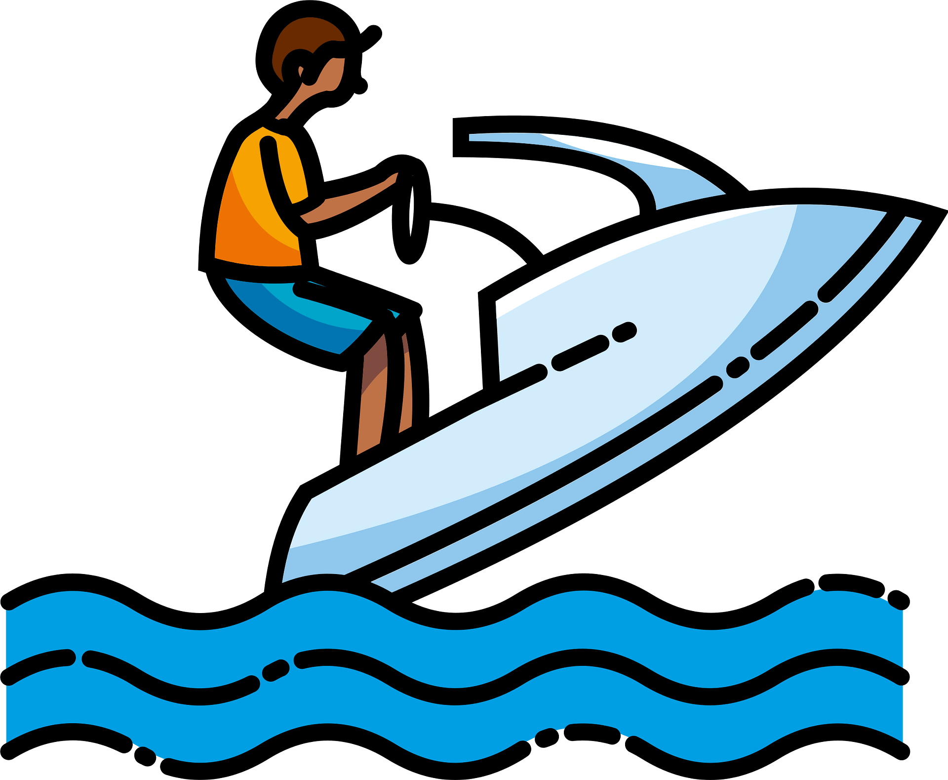 15+ Free Water Skiing Clipart Images