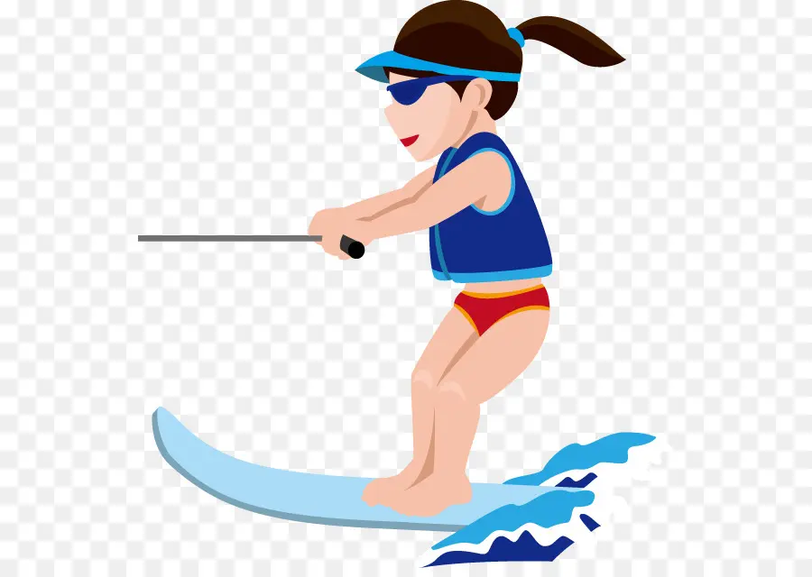 Water Skier - Water Skier Cartoon - CleanPNG / KissPNG