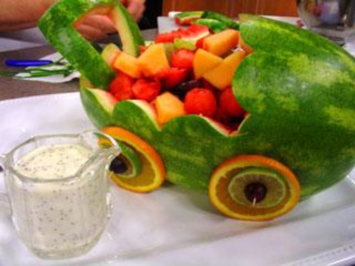 Watermelon Baby Carriage