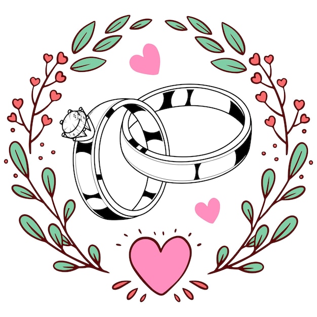 wedding band clipart