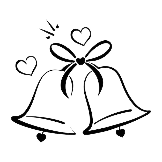 wedding bell clipart