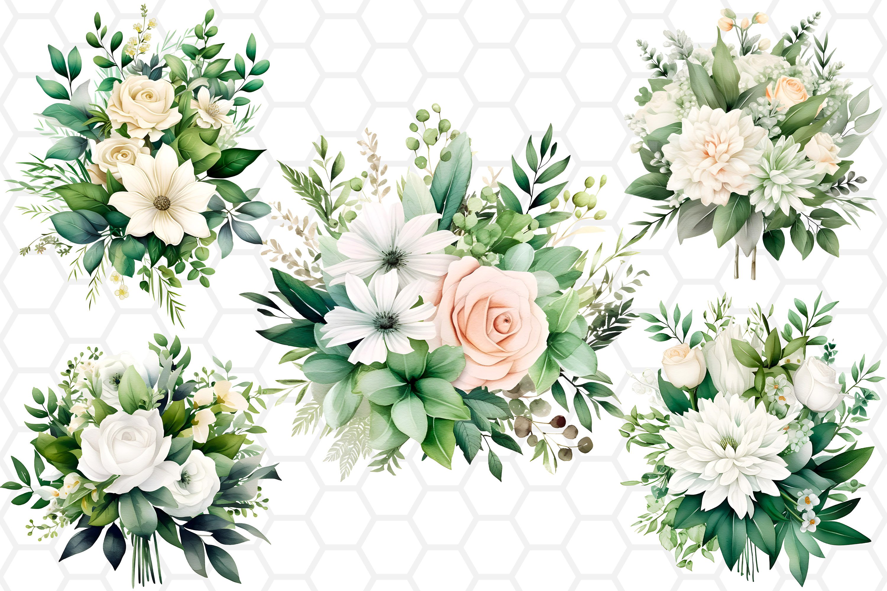 wedding bouquet cliparts