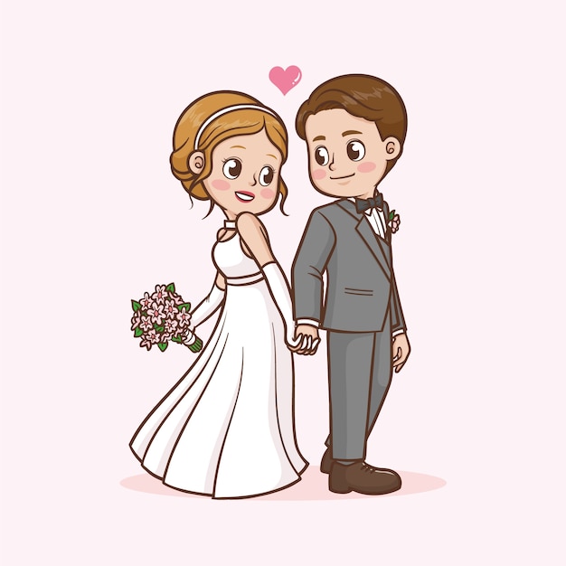 wedding cartoon
