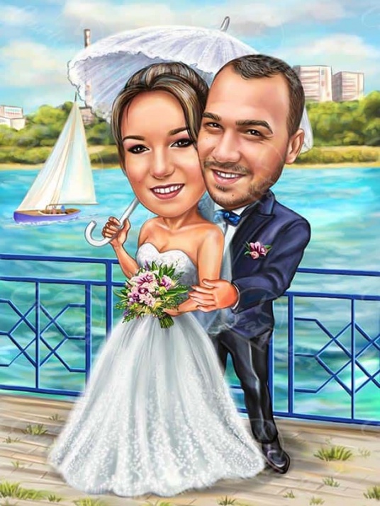 wedding cartoons