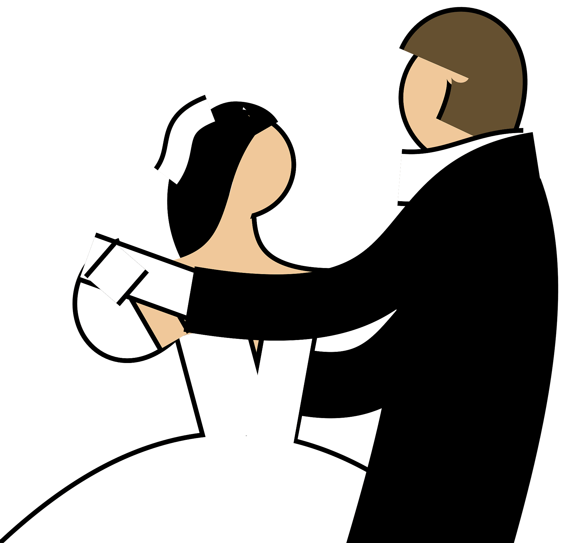 Wedding dance - Free vector clipart images on clipart library.com