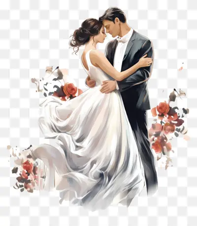 Wedding Dance - Artistic Wedding Couple - CleanPNG / KissPNG
