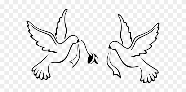 wedding dove clipart