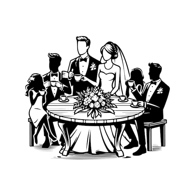 wedding rehearsal cliparts