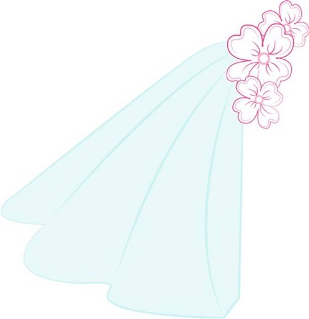 wedding veil clipart