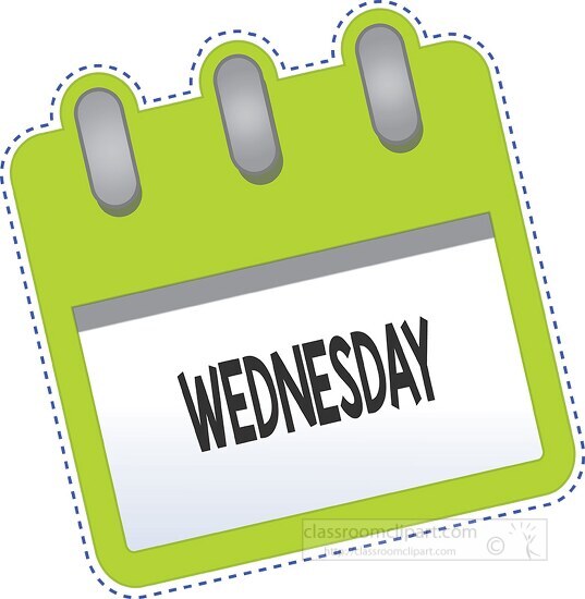 wednesdays cliparts