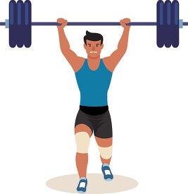 Weightlifting Clipart-man weight lifting sports clipart