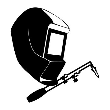welding helmet clipart