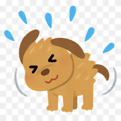 wet animal cliparts