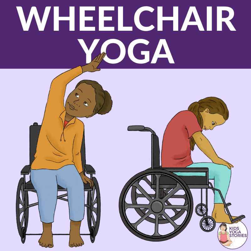 wheelchair yoga cliparts