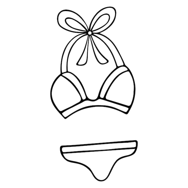 white bikini cliparts