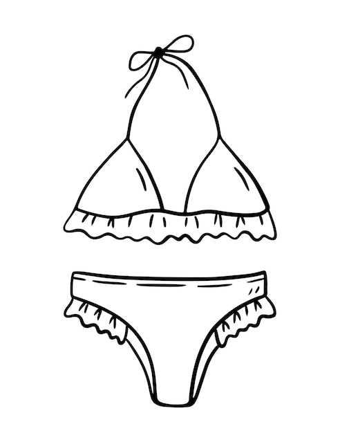 white bikini cliparts