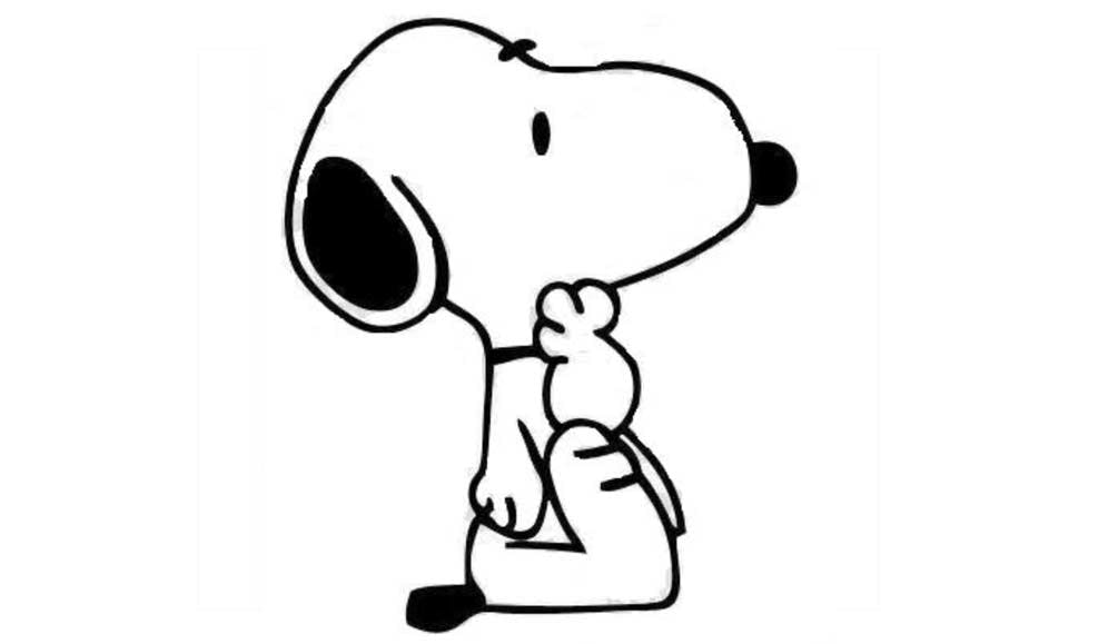 White clearance cartoon dog
