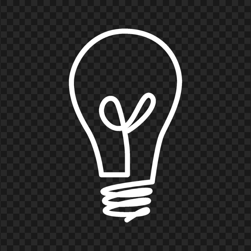HD Creative White Light Bulb Idea Icon Clipart PNG | Citypng
