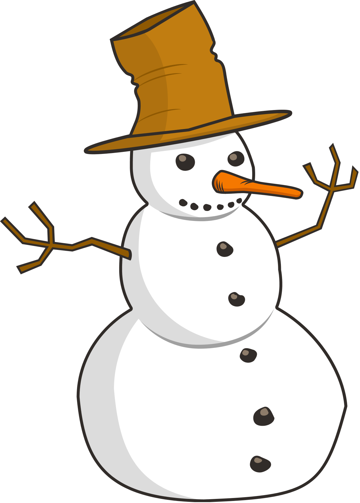 white snowman cliparts