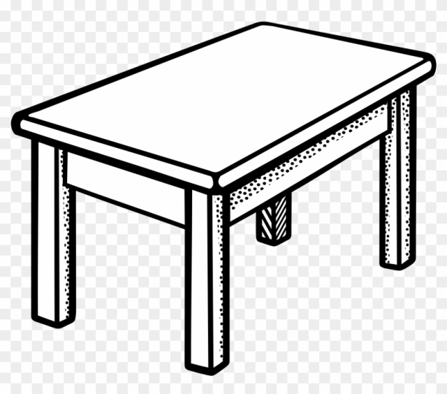 Free: Clip Art Tables Clipartall - Table Clipart Black And White ...