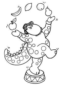 wiggles coloring pages