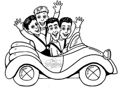 wiggles printable coloring pages