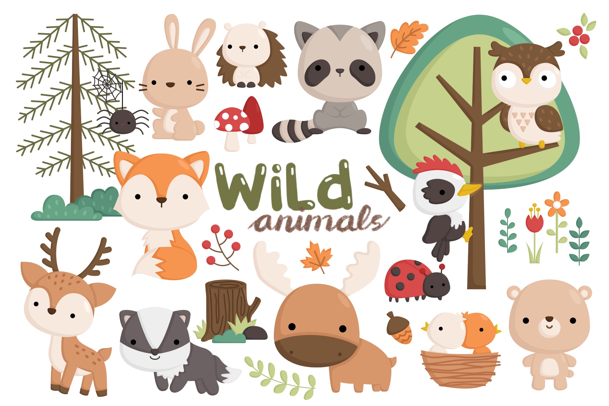 wild beast cliparts