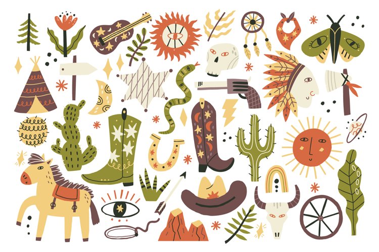 wild west clipart