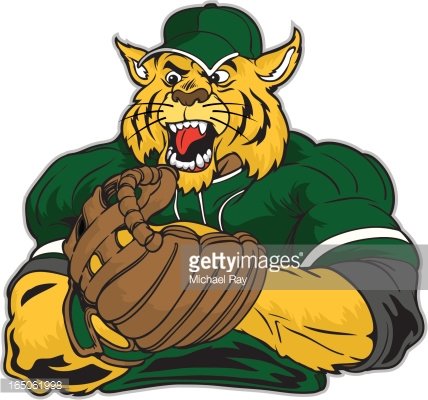wildcat baseball cliparts