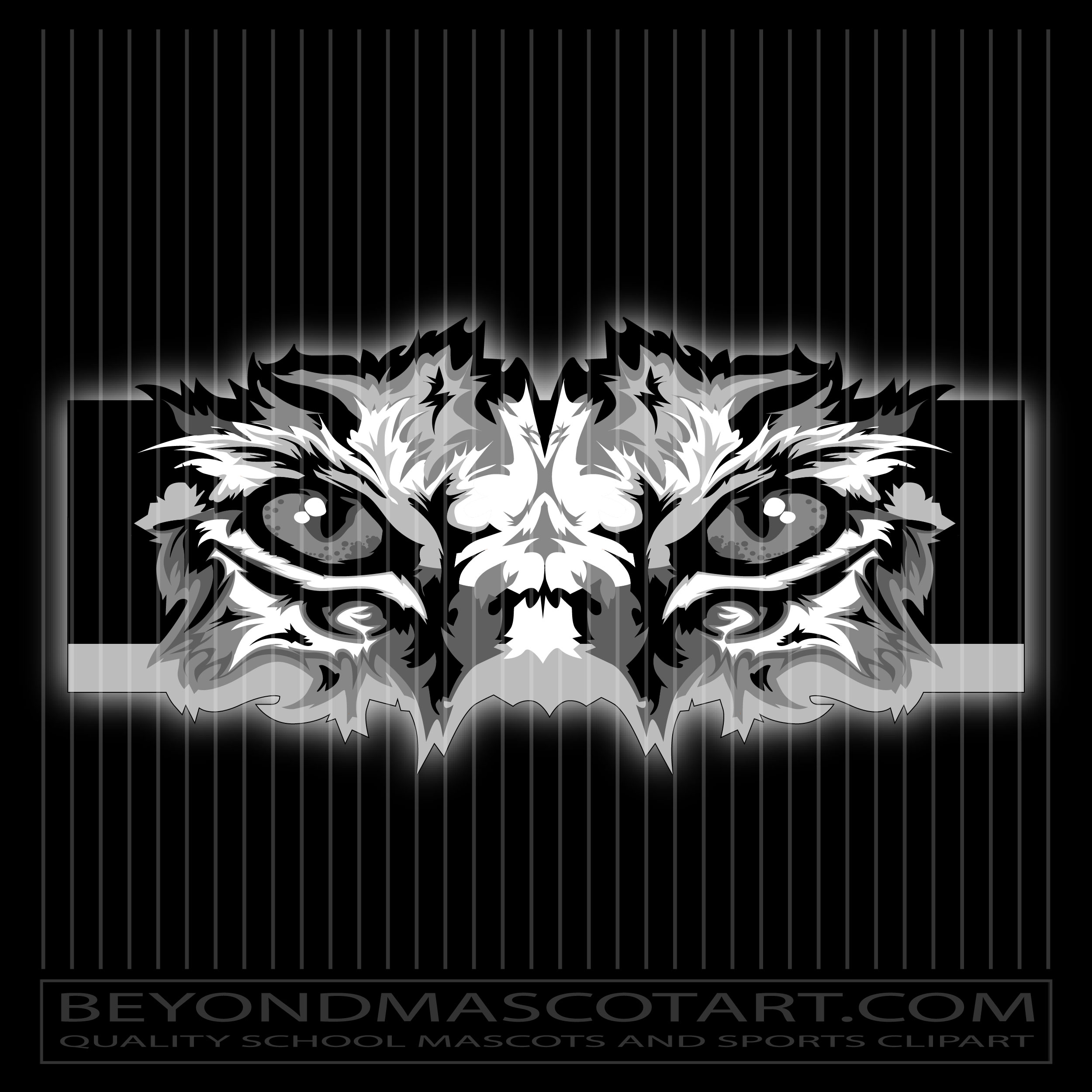 Clipart Wildcat Eyes | Vector Format | JPG EPS PNG AI