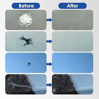 SCOBUTY Windscreen Repair Kit Tool, Car Windshield Repair Kit, Glass Repair  Liquid, Car Glass Windscreen Repair Kit, Windscreen Repair Kit, for ...