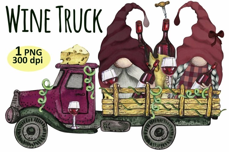 wine truck cliparts
