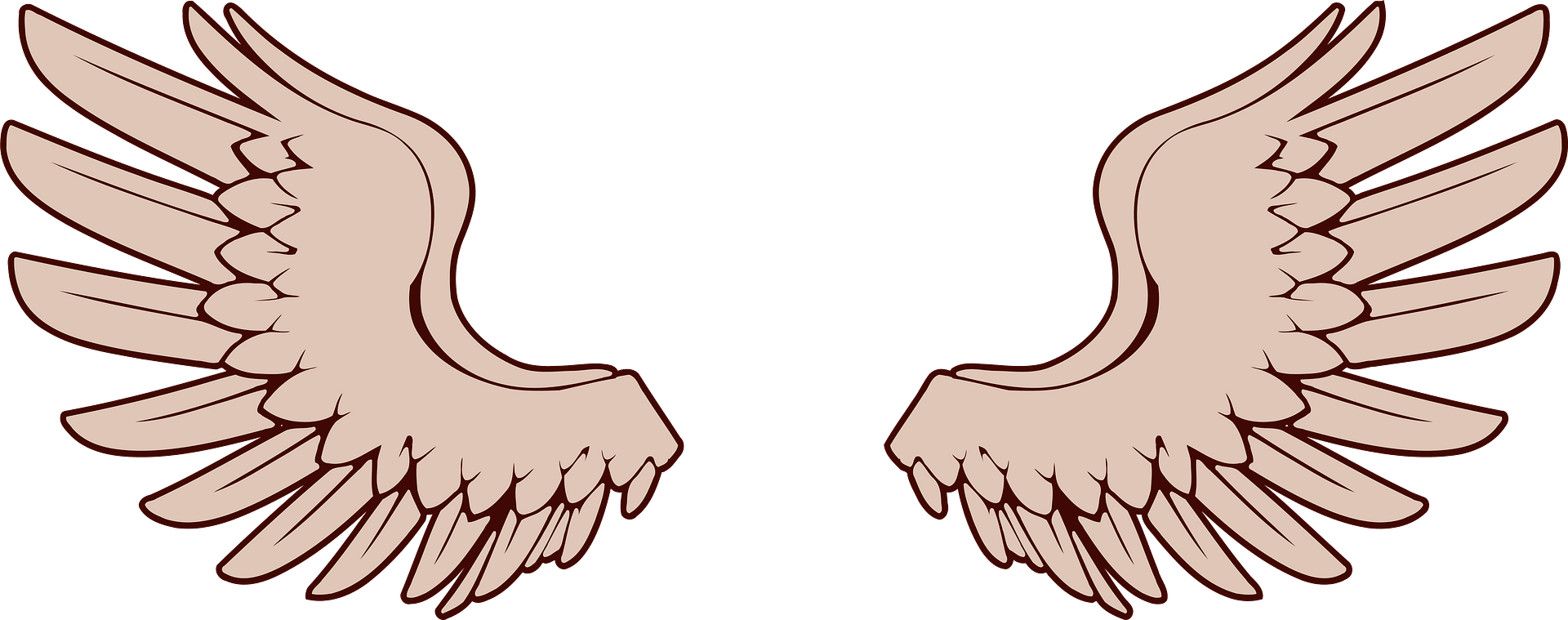 Pair of Wings - Free vector clipart images on clipart library.com