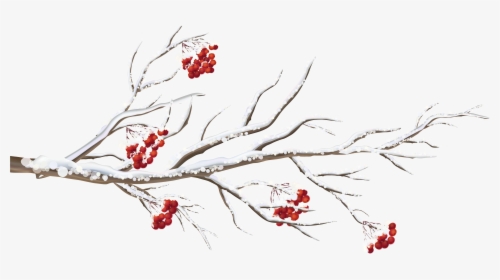 Clipart Tree Winter - Winter Tree Branch Clipart, HD Png Download ...