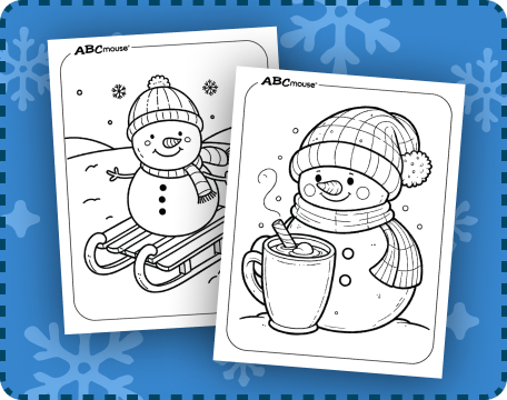 winter coloring printables