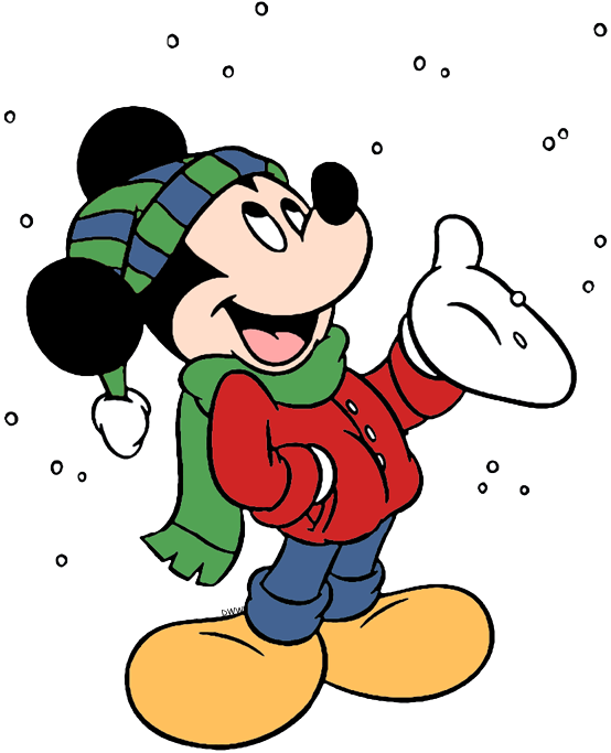 Mickey Mouse Fall &amp; Winter Clip Art Images | Disney Clip Art Galore