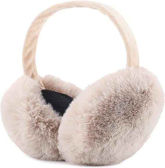 Winter Warm Ear Muffs Ear Warmers for Women Men Plush Earmuffs Foldable  Removable Ski Outdoor Earmuffs, beige : Amazon.de: Fashion