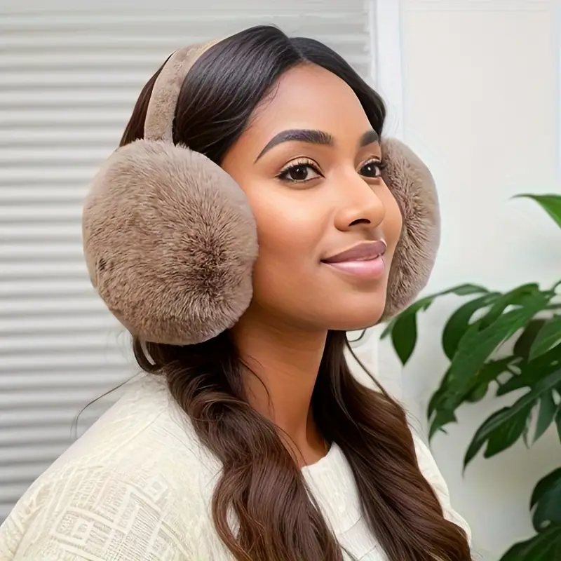 popular ] winter plush earmuffs girls windproof - Temu Canada