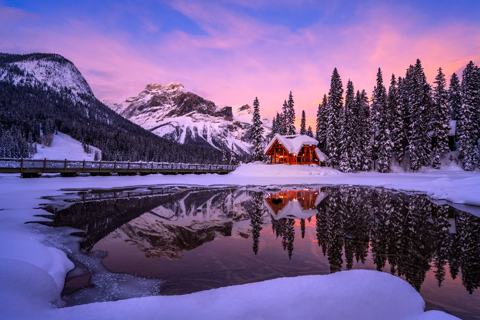 Winter ses landscape in the