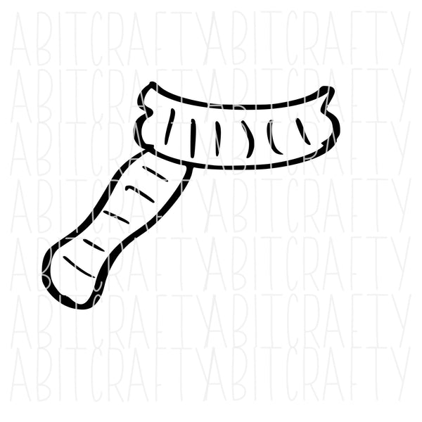winter scarf coloring pages