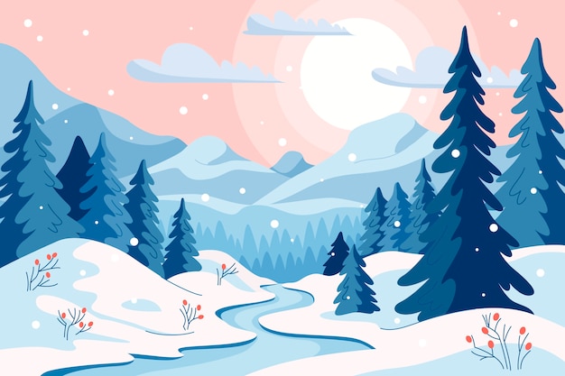 winter vector