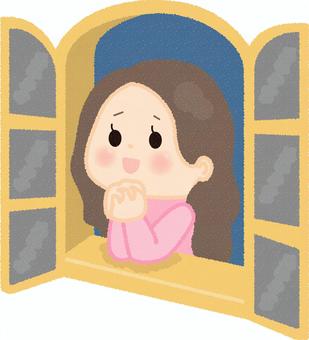 Free Vectors | A woman making a wish