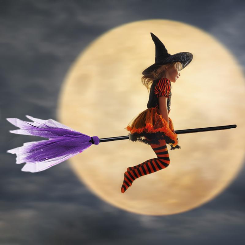 witch on a broomstick