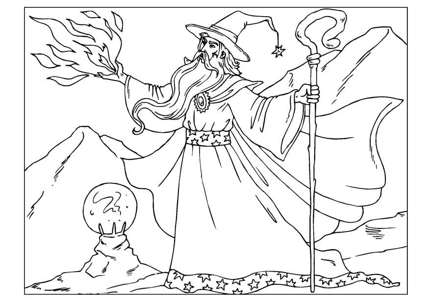 Coloring Page wizard - Free printables - Img 22602