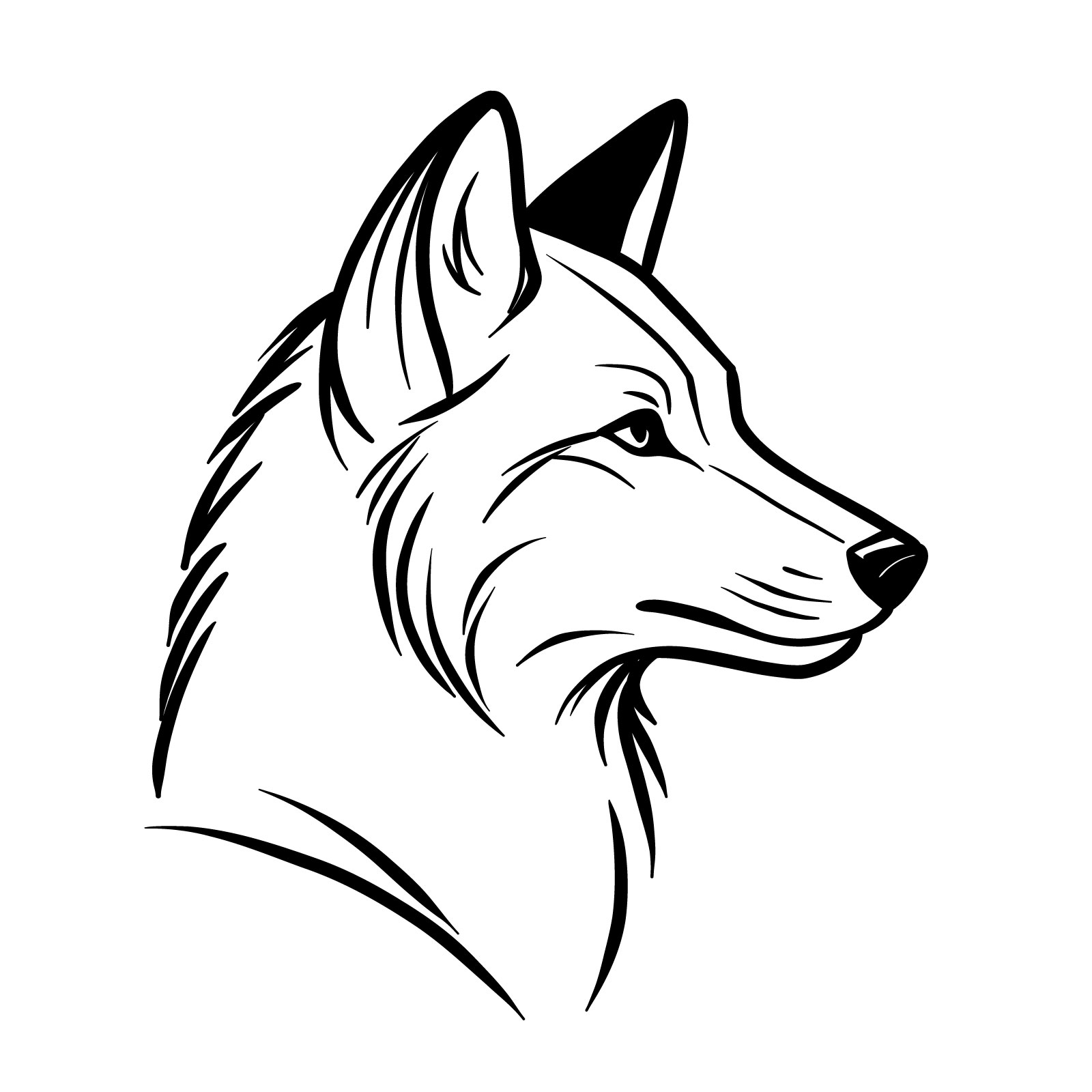Free Wolf Drawings Download Free Wolf Drawings Png Images Free 